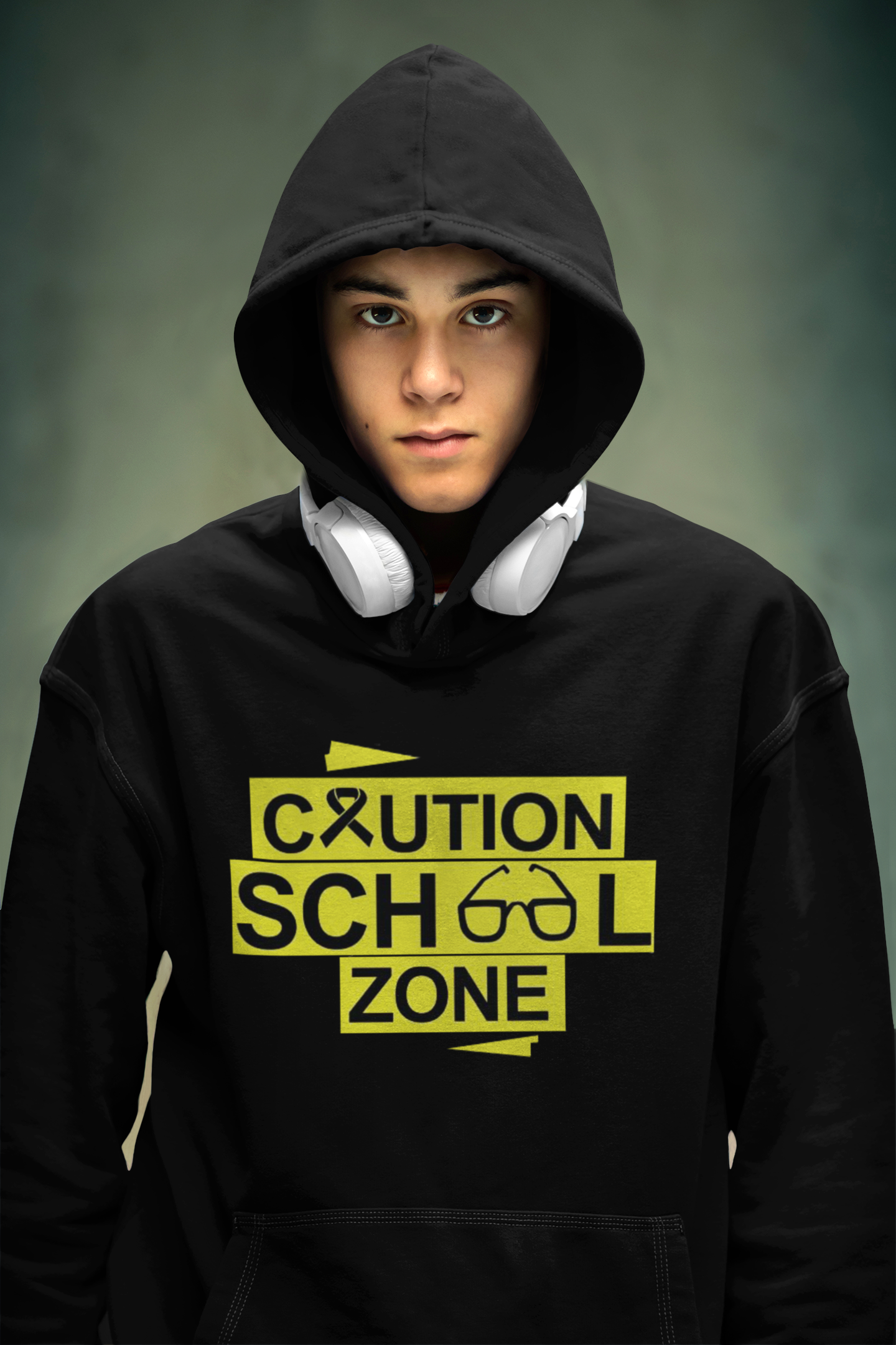 Caution School Zone Hoodie